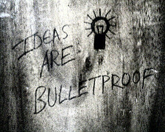 las ideas son a prueba de balas